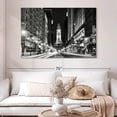thumbnail image 2 of Elephant Stock City Hall Philadelphia Bw Wall Art - Horizontal Canvas Wall Art - Living Room Wall Decor - Architecture Canvas - Black And Gray Decor By Philippe Hugonnard - 51" x 34", 2 of 8