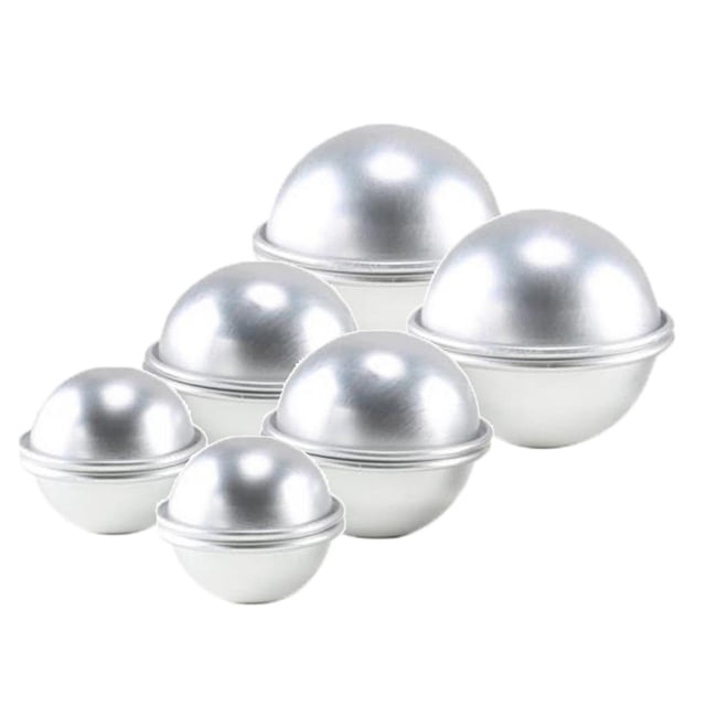 Moldes de bomba de baño de bricolaje Sunnimix 6 piezas de aluminio