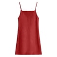 thumbnail image 6 of Pounoo Womens V Neck Sleeveless Dresses Loose Fit Curved Hem Lightweight Fabric Casual Dresses Beach Sundresses Gift, 6 of 7