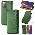 thumbnail image 1 of Dteck Case For Samsung Galaxy Note 20 (6.7 inches),Luxury Leather Wallet Card Holder Flip Cover Protective Shockproof Kickstand Phone Case ,Green, 1 of 7