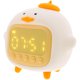thumbnail image 3 of 1 juego de lámpara de reloj despertador para uso doméstico, luz de noche para mesita de noche, lámpara de noche creativa con reloj de pato, 3 of 5