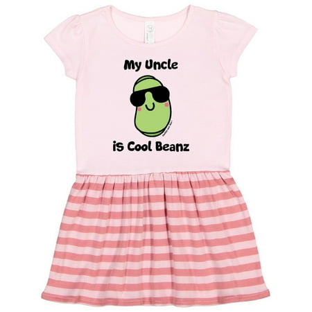 

Inktastic Cool Beans Uncle Gift Toddler Girl Dress