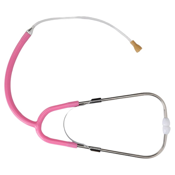 Rupoun Pink Binaural Listening Stethoscope Earpiece Audiphones Accessory for Hearing Aid Testing (8.66 inches / 22.00 cm)