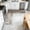 Grey, variant on Fridja Home Essentials 47.2in Printed Kitchen Mat L Shaped Non-Slide Absorbent Floor Mat for Dining Areas Bathroom Corner Bath Mat Durables Flooring Practical Home Accessory Decor