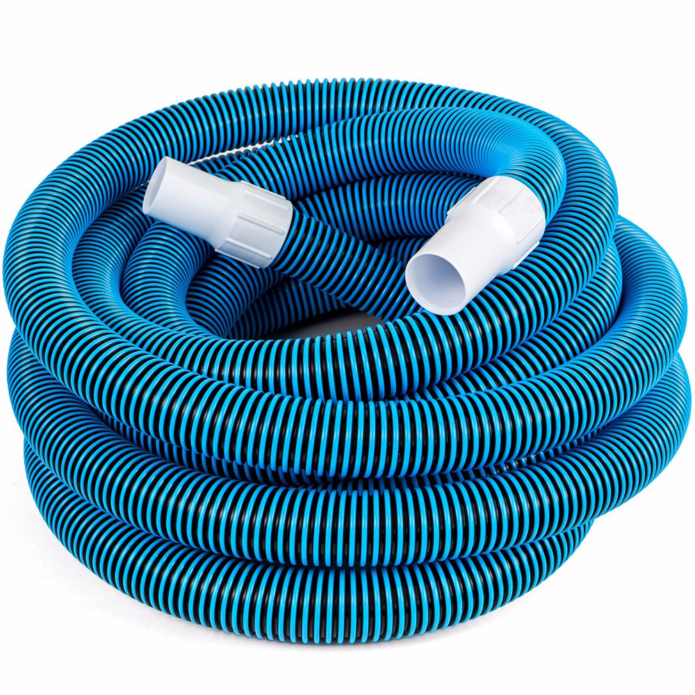 XtremepowerUS 11/2" 30' Swimming Pool Vacuum Hose, with Swivel Cuff