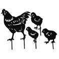 thumbnail image 1 of Adornos de jardinería pollo acrílico hueco patio arte jardín decoración regalo Tmvgtek Libre de BPA, 1 of 1