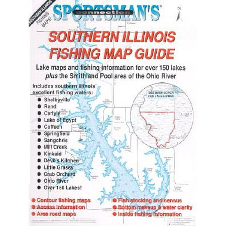 Southern Illinois Fishing Maps Guide Book (Best Fishing Map App)