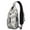 Grey-34, variant on Crossbody Sling Backpack for Women Men Ocean Life Whale Seastar Fish Turtle Shoulder Sling Crossbody Casual Chest Bag for Travel Sports Running Hiking