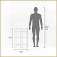 thumbnail image 5 of Space-Saving Black Modern Corner Shelf with 3 Open Shelves for Small Living Rooms, Bedrooms & Offices, 5 of 7