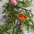 thumbnail image 6 of Twfbrm Easter Egg Garland, 6 FT Artificial Green Leaves Garland with Easter Eggs and Flowers, Real Touch Rustic Faux Spring Vine Garlands Easter Decorations Table Centerpiece for Mantle Party, 6 of 8