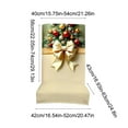 thumbnail image 4 of Cheapark Christmas Bow-Themed Stool Cover - Washable Elastic Full-Pack Protective Cover Detachable Decor For Festive Holiday Home Settings, 4 of 6