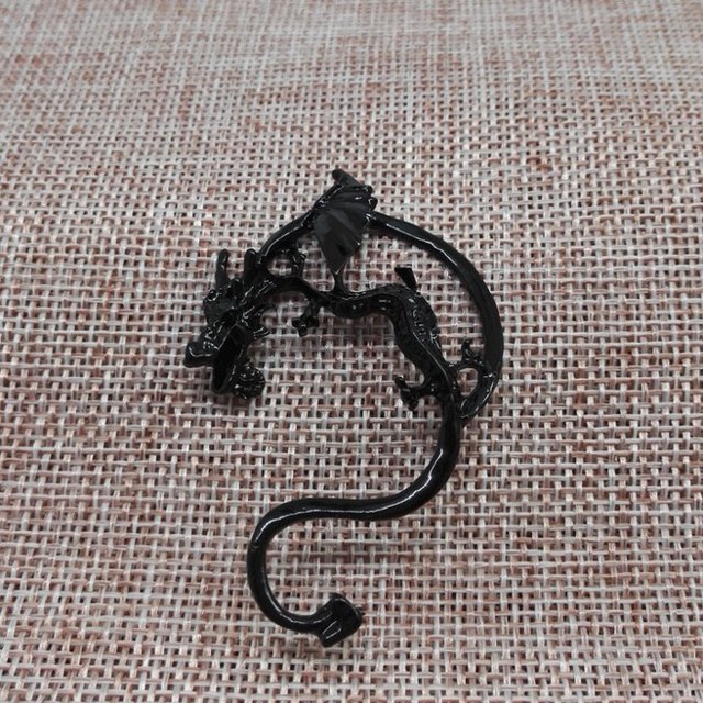 Pendientes de dragón con personalidad exagerada retro populares de Europa y América, pendientes, pendientes, pendientes