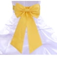 thumbnail image 1 of Ekidsbridal Wedding Satin Tiebow Sash Bow Tie Sash with Velcro Closure 2 pcs Set Bridal Flower Special Occasion Decoration Pageant Birthday Flower Accessory, 1 of 3
