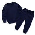 thumbnail image 4 of Kogui Kids Matching Fall Outfits Kid Boys Clothes Sweatsuits Tops and Pants Boys Fall Outfits Boy Clothing Set Size 11-12 (Dark Blue,11-12 Years), 4 of 6