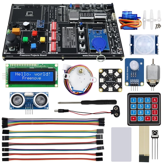 Kit de proyectos Freenove 46 proyectos con tutoriales de 238 páginas Arduino