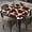 Cow -19, variant on White Black Buffalo Cow Sunflower Fitted Tablecloth Round with Elastic Edged, Tartan Checker Waterproof Wipe Clean Table Cover for Outdoor Indoor Patio Kitchen - Fits Tables 36" to 42" Diameter
