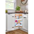 thumbnail image 2 of Rev-A-Shelf Ld-2472-28-1 Lazy Daisy Polymer 28" Pie Cut 2 Shelf Lazy Susan Set - Almond, 2 of 7