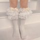 thumbnail image 2 of Calcetines hasta la rodilla estilo gótico YONGSHENG para niñas y bebés con Lazo de color caramelo, 2 of 5