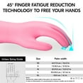 thumbnail image 4 of Vgo... Reusable Household Gloves Infused with Aromas,Lined Dishwashing Gloves,Cleaning Gloves,Long Sleeves (TP1117, 9/L,Pink, 4 of 7