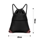 thumbnail image 5 of Bolsa con cordón para mujer y hombre, bolsa deportiva impermeable, mochila con cordón, bolsa deportiva para gimnasio, mochila grande resistente al agua, bolsillo exterior con cremallera, 5 of 7