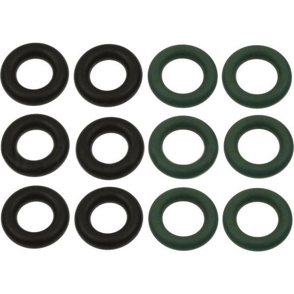 Fuel Injector Seal Kit - Compatible with 2004 - 2012 Jeep Liberty 3.7L V6 2005 2006 2007 2008 2009 2010 2011