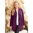 thumbnail image 2 of Roaman's Women's Plus Size Fleece Zip Hoodie Sweatshirt, 2 of 6