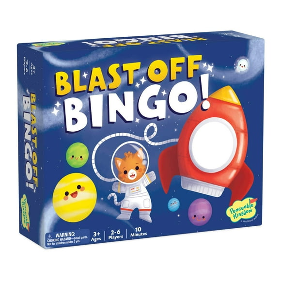 Peaceable Kingdom Bingo Explosion : Jeu de Bingo Indépendant pour Enfants - Idéal pour Joueurs Individuels et Groupes - 6 Plateaux de Jeu Double Face - à Partir de 3 Ans