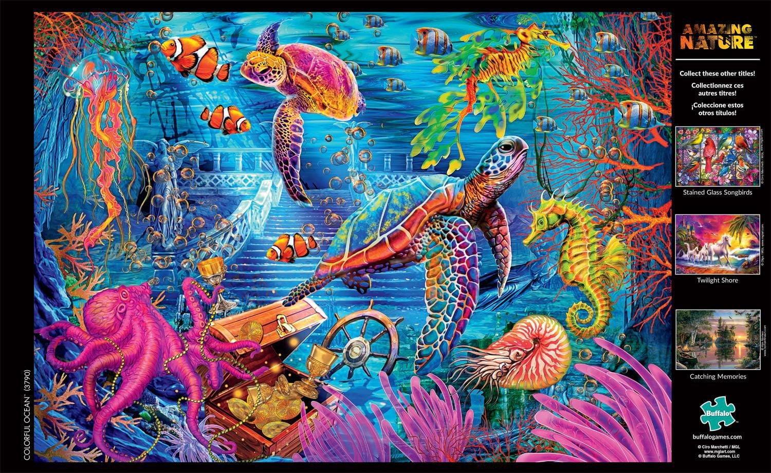Buffalo Games - Le puzzle Amazing Nature - Colorful Ocean - en 500 pièces