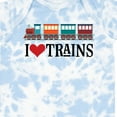 thumbnail image 4 of Inktastic I Love Trains Boys or Girls Baby Bodysuit, 4 of 5