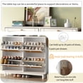 thumbnail image 5 of Rattan Shoe Cabinet With 4 Rattan Flip Drawers Freestanding Hidden Shoe Rack For Entryway 41.7''Wx10.2''Dx37.1''H, 5 of 9
