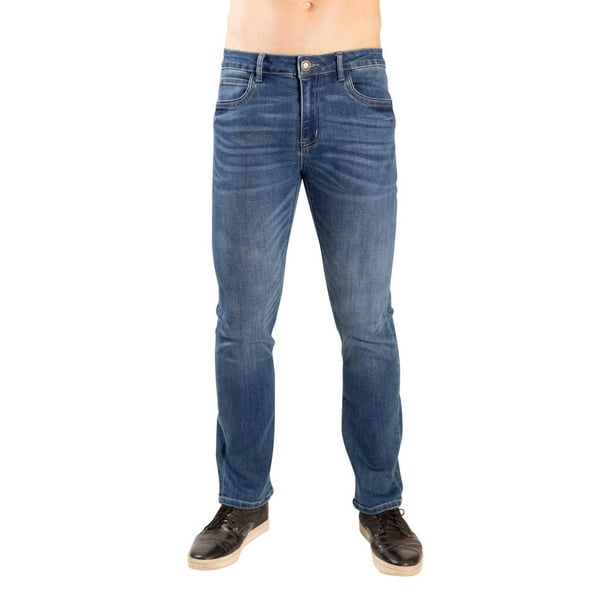 Pantalon slim fit hombre jeanswest black mezclilla confort 060 azul 30