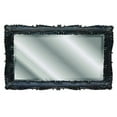 thumbnail image 1 of Decorative Black Gold Silver Rectangle Mirror, 1 of 1