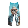 thumbnail image 6 of Daiia Stylish Dog in Denim Outfit Men's Sleep Pant with Pockets and Drawstring,Pajama Pants-X-Large, 6 of 9