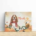 thumbnail image 3 of Happy Thanksgiving Basset Hound with Turkey Pumpkins Autumn Vibes Horizontal Matte Canvas Poster Bassets Dog Breed Lovers Gifts Idea Wall Art Home Decor - 12018, 3 of 5