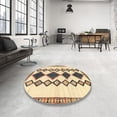 thumbnail image 4 of Ahgly Company Machine Washable Indoor Rectangle Traditional Sienna Brown Area Rugs, 2' x 4', 4 of 7