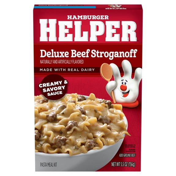 2 Pack - Hamburger Helper Deluxe Beef Stroganoff 5.5 oz Package May Vary