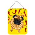 thumbnail image 1 of "Caroline's Treasures Pick a Pepper Pug Impresiones para colgar en la pared o en la puerta AMB1412DS1216, 16HX12W, multicolor" Caroline's Treasures AMB1412DS1216, 1 of 1