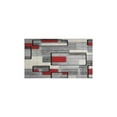 thumbnail image 2 of Geometric Grey` Kitchen Rugs and Mats Sets Of 2,Kitchen Decoration Rugs,Rubber Backing Non-Slip Floor Mat for Sink Washable Waterproof Laundry Room Runner Rugs, 2 of 5