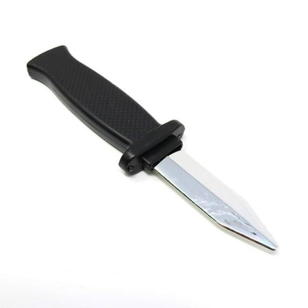 Skeleteen Disappearing Trick Knife - Retractable Fake Plastic Blade - Costume Prop or Prank Gag Toy for Halloween, April Fools - 7.5” Long with 3” (Best April Fools Tricks)