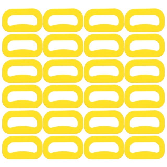 KAKOWELY present box handle 100pcs Plastic Handles For Cardboard Boxes Plastic Rice Bag Carry Handles Cardboard Handles Plastic Carry Handles Plastic Box Carrying Handles