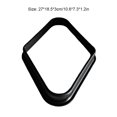 thumbnail image 1 of pitrice Billiards 9 Ball Rack Replacement Reusable Reusable Washable Shelf Washable Solid Color Rhombus Glossy Billiard Parlor Shelf Tool Accessories, 1 of 9