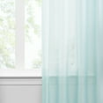 thumbnail image 2 of Vue Snow Voile Sheer Curtain Panels, (2) 37 In X 95 In, Living Room Curtains, 2 Curtains, Blue, 2 of 4