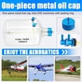 thumbnail image 5 of Depósito de Combustible Gasolina Botella de Plástico Transparente 1600CC CNC para Avión RC Gas y Nitro, 5 of 5