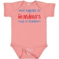 thumbnail image 3 of Inktastic What Happens at Grandma's Boys or Girls Baby Bodysuit, 3 of 5