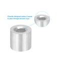 thumbnail image 4 of Unique Bargains 1/8'/3mm Wire Rope Stop Sleeve,Aluminum Crimping Loop Sleeve,Silver, 25 Pack, 4 of 5