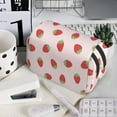 thumbnail image 7 of Kdxio Strawberry for Double Compartment Pen Case Oxford Organizer with Zipper Pockets for Students Artists, 7 of 7