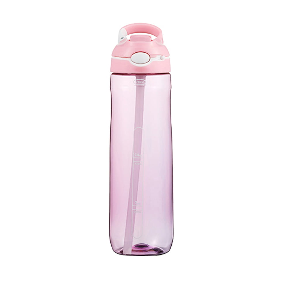 Water Bottle with Straw Portable Sports Water Cup 750ml for Outdoor ...