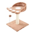 thumbnail image 3 of Cat Kitten Sisal Scratch Post Wear Resistant Towers Brown, 3 of 7