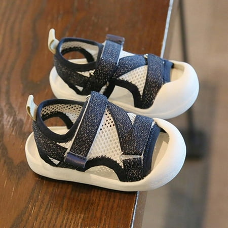 

Clearance Sale Summer Baby Boy Girl Shoes Solid Baotou Soft Bottom Non Slip Sandals Infant Kid Children First Walkers Solid Shoes