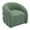 Boucle-Sage Green, variant on Boucle Swivel Chair Set of 2 No Assembly Round Upholstered Swivel Barrel Arm Chair Single Sofa Chair Reading Chair for Living Room-Black